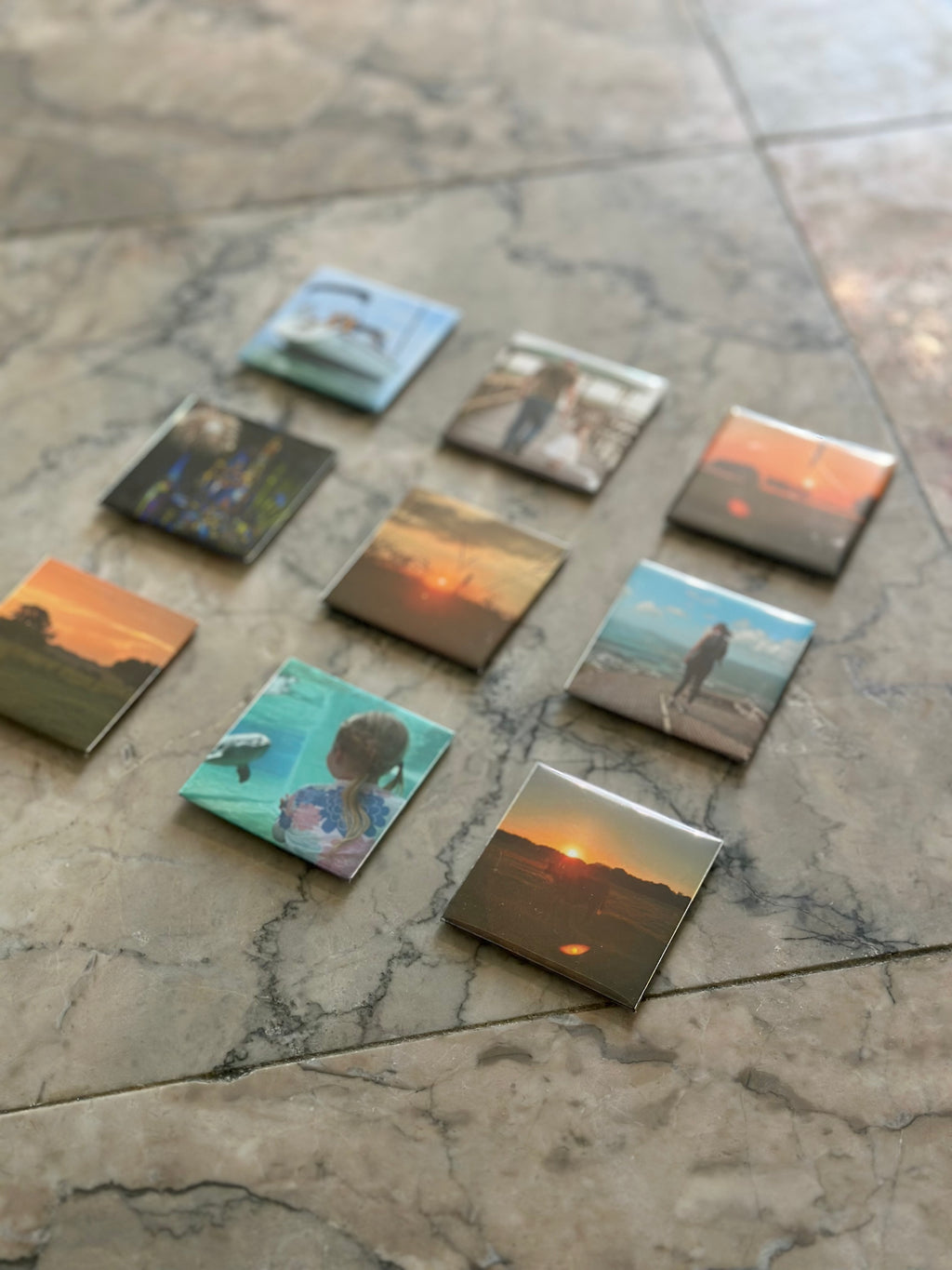 2" x 2" Magnets 9 pack